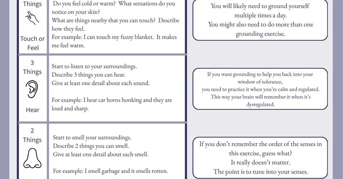 Grounding in Therapy: